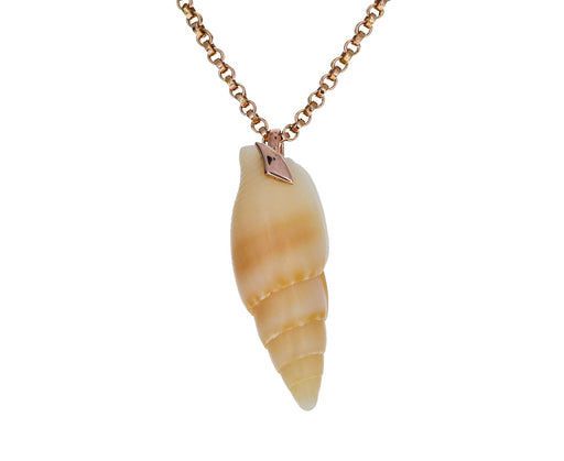Gold Shark Fin Shell Pendant ONLY - TWISTonline 