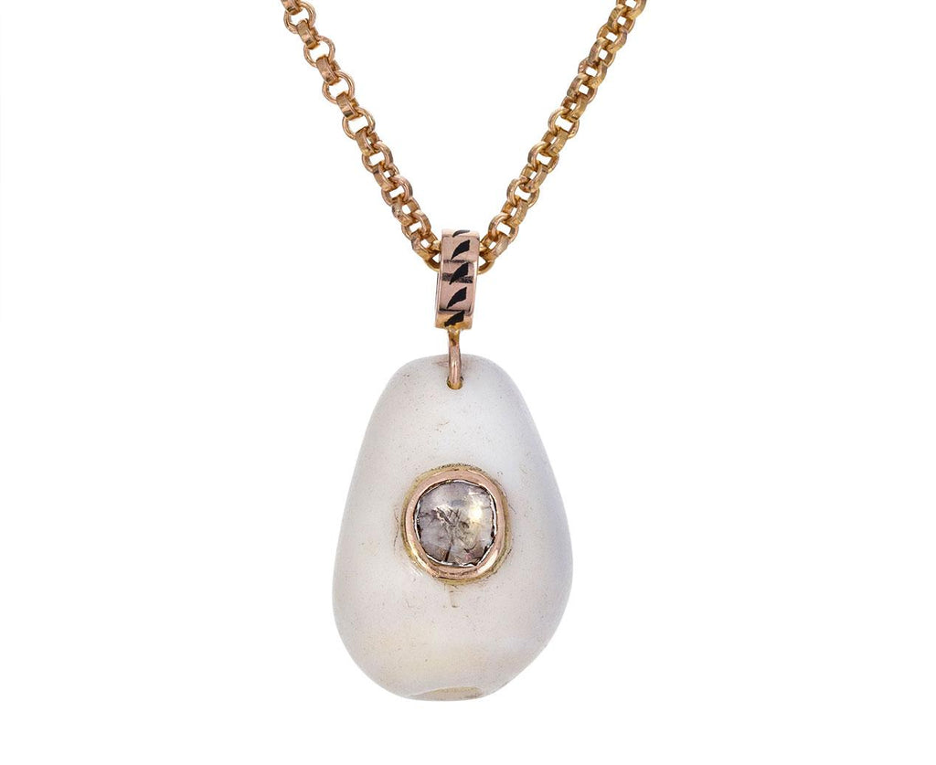 Careyes Shell with Polki Diamond Pendant ONLY - TWISTonline 