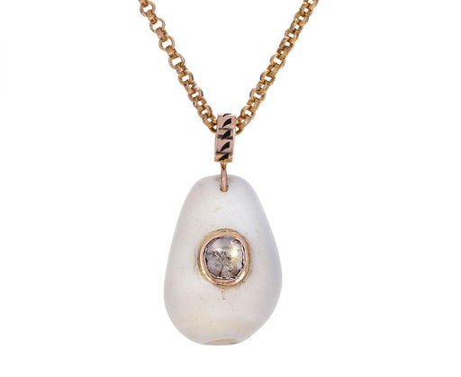 Careyes Shell with Polki Diamond Pendant ONLY - TWISTonline 