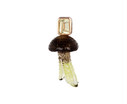 Dezso Petite Jellyfish and Lemon Quartz Charm Pendant ONLYDezso Petite Jellyfish and Lemon Quartz Charm Pendant ONLY