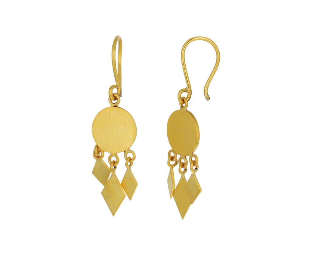 Gold Dreamcatcher Earrings