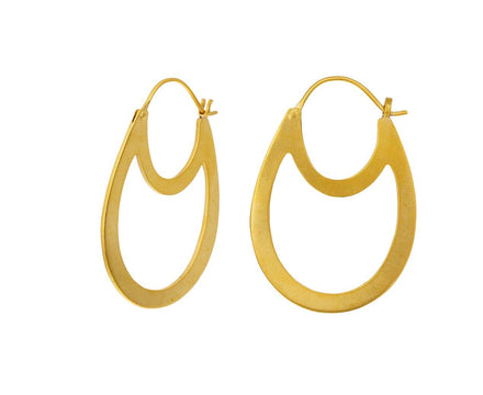 Double Oval Hoop Earring - TWISTonline 