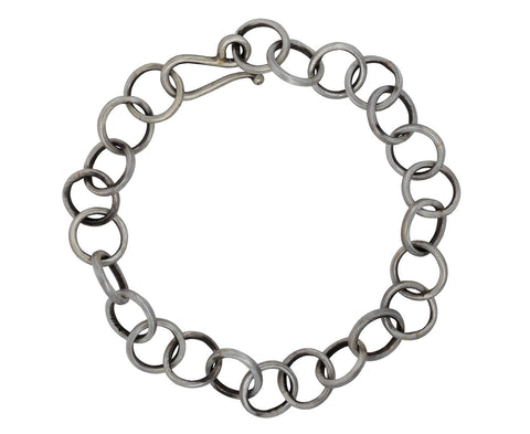 Jane Diaz Silver Link Chain Bracelet