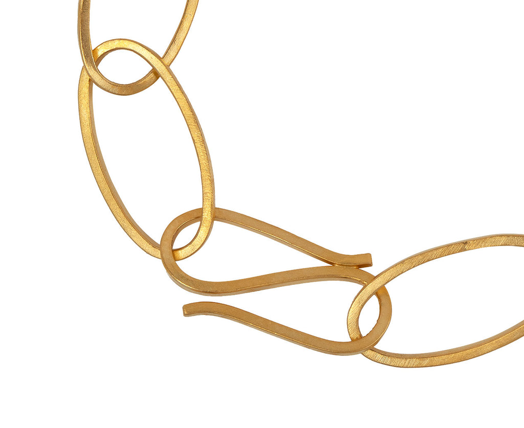 Jane Diaz Large Oval Link Chain Bracelet Clasp Image