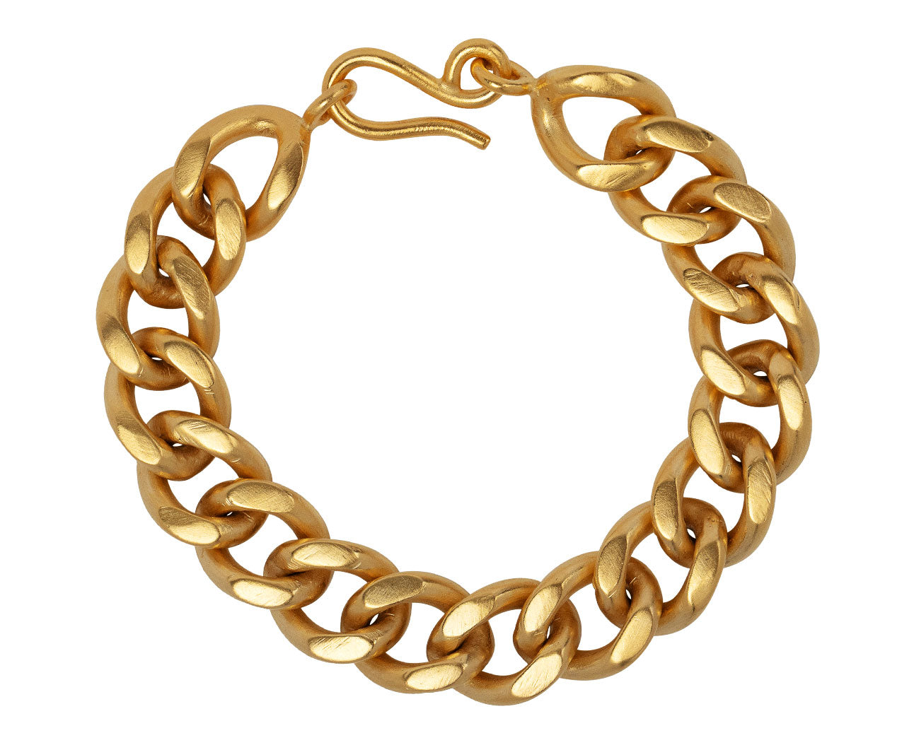 Jane Diaz Heavy Cuban Link Chain Bracelet