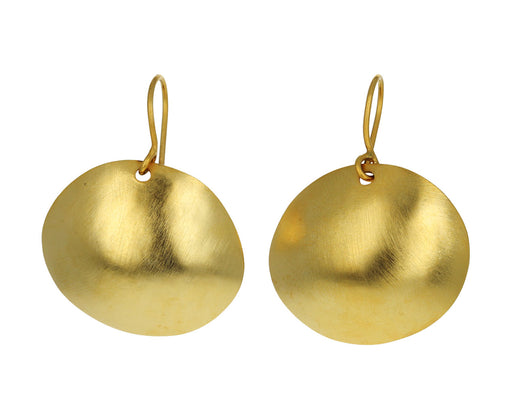 Domed Disc Earrings