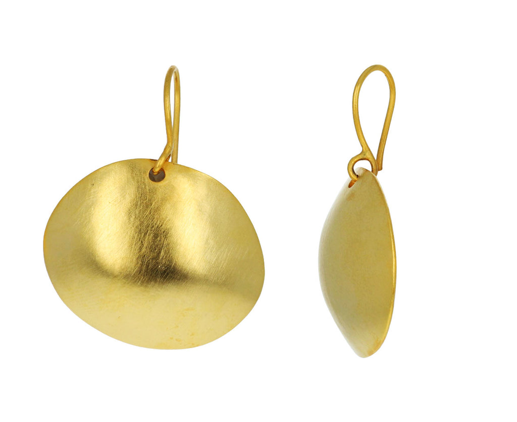 Domed Disc Earrings