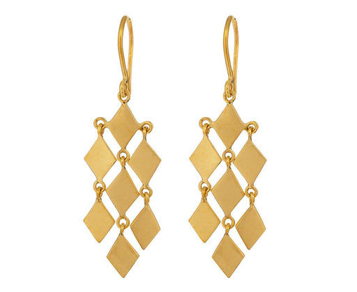 Diamond Shape Chandelier Drop Earrings - TWISTonline 