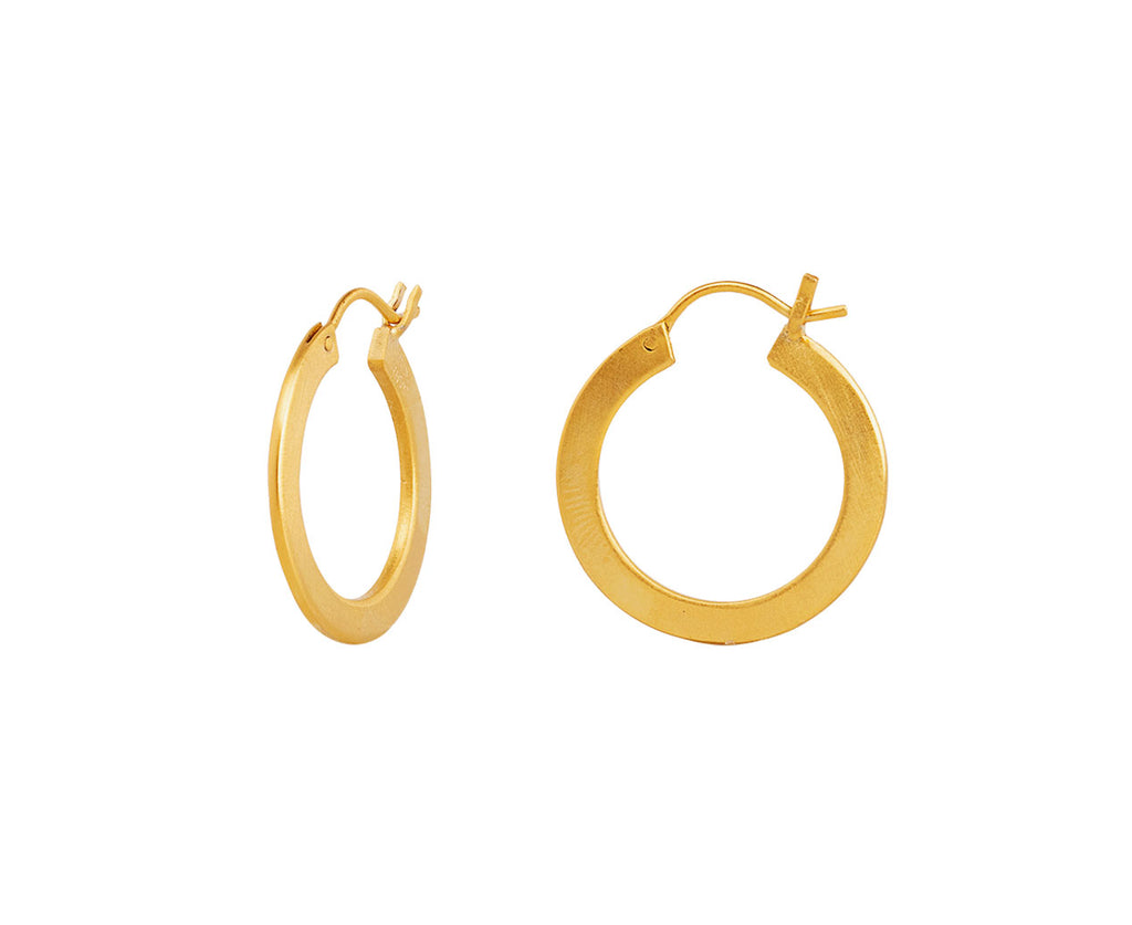 Small Gold Plated Hoops