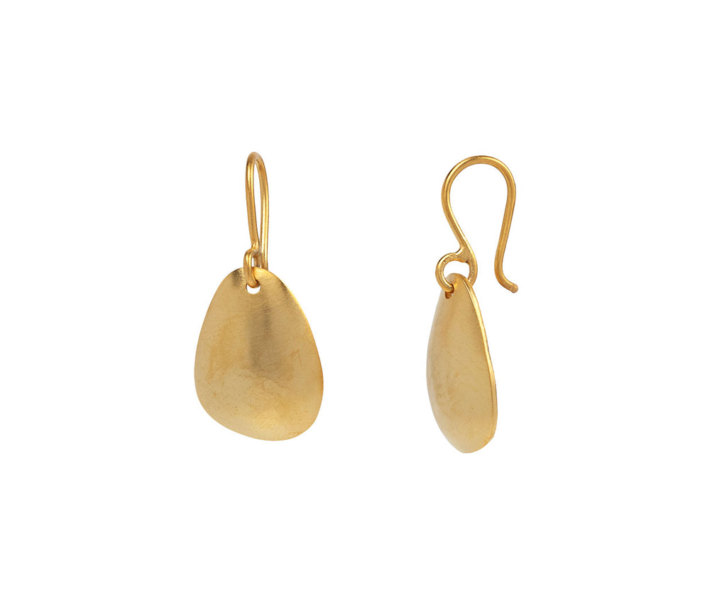 Domed Drop Earrings