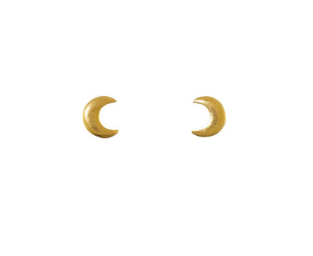 Crescent Moon Stud Earrings - TWISTonline 