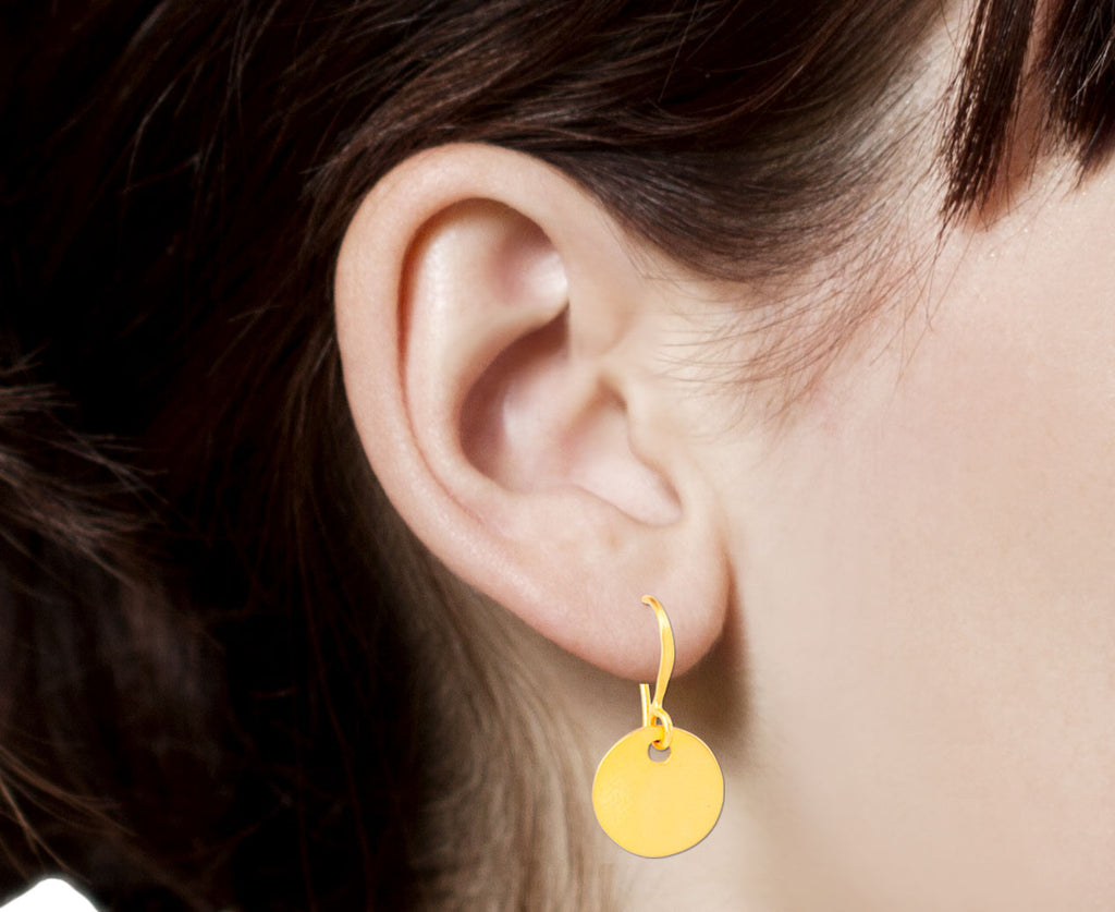 Circle Drop Earrings