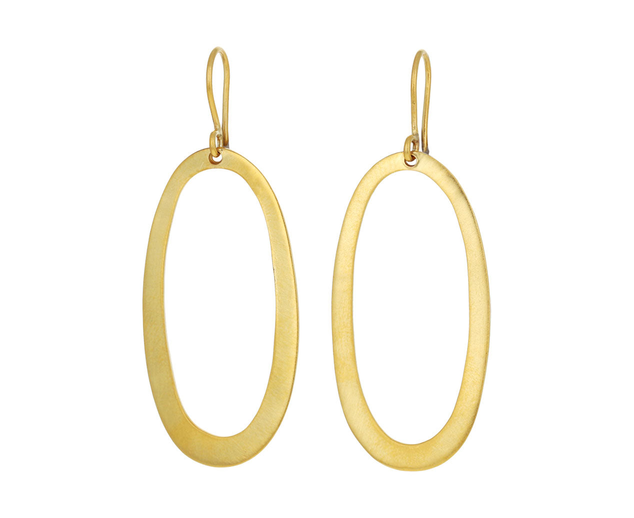 ピアス Step Combination Earrings #7116 Oval Drop Earrings