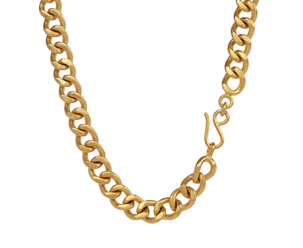 Jane Diaz Heavy Cuban Chain Necklace Clasp Shot