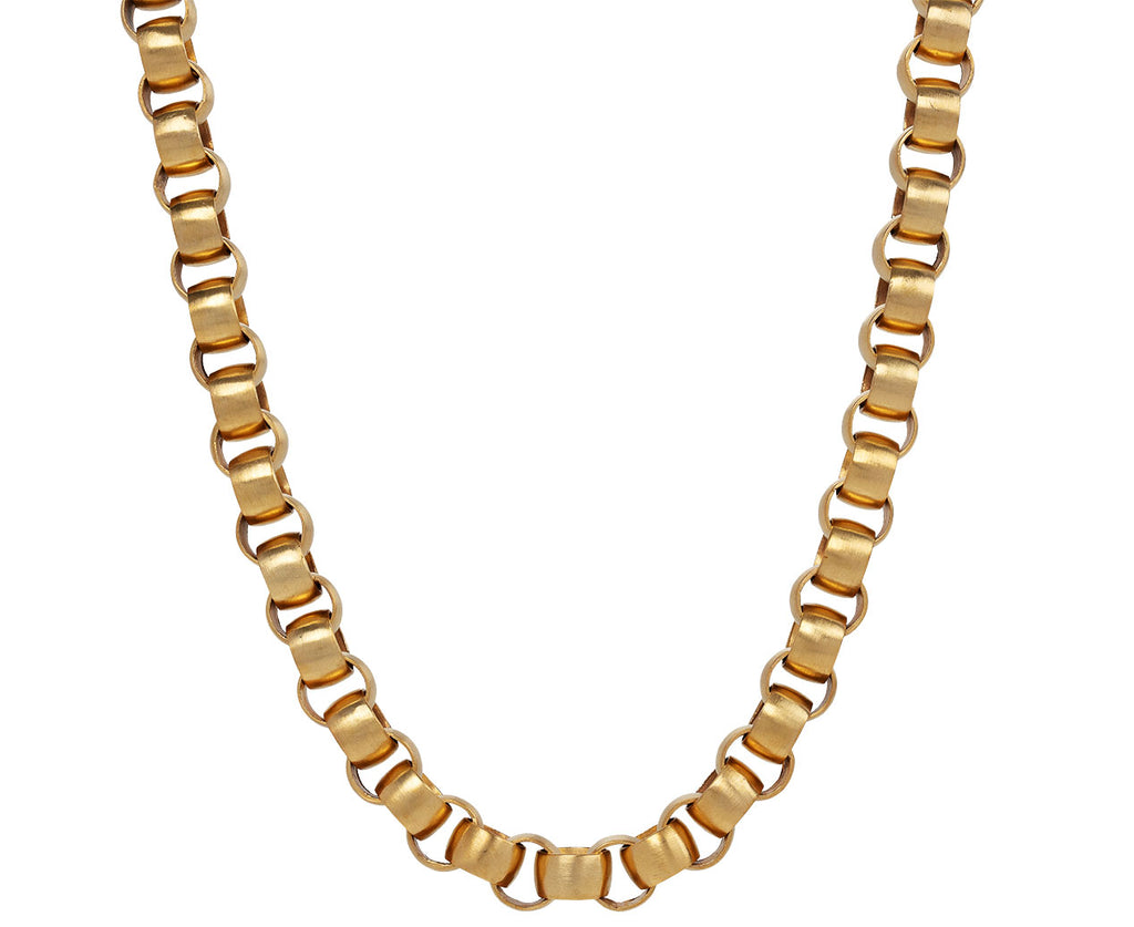 Jane Diaz Gold Plated Heavy Belcher Chain Necklace
