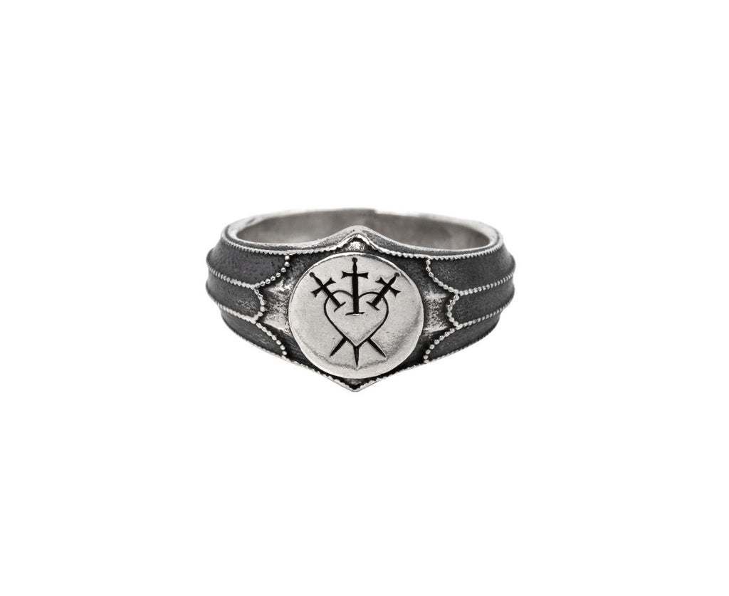 Digby & Iona Three of Swords Signet Ring