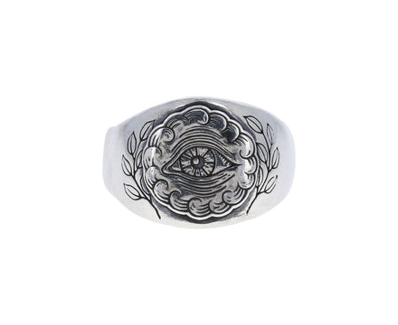 Silver All Seeing Eye Ring
