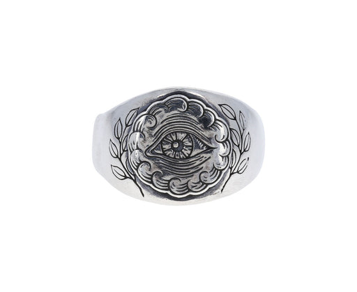 Silver All Seeing Eye Ring