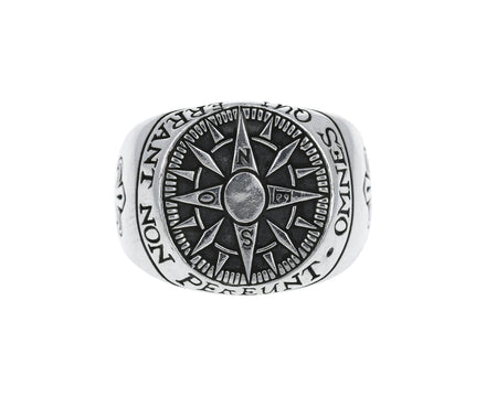 Compass Signet Ring