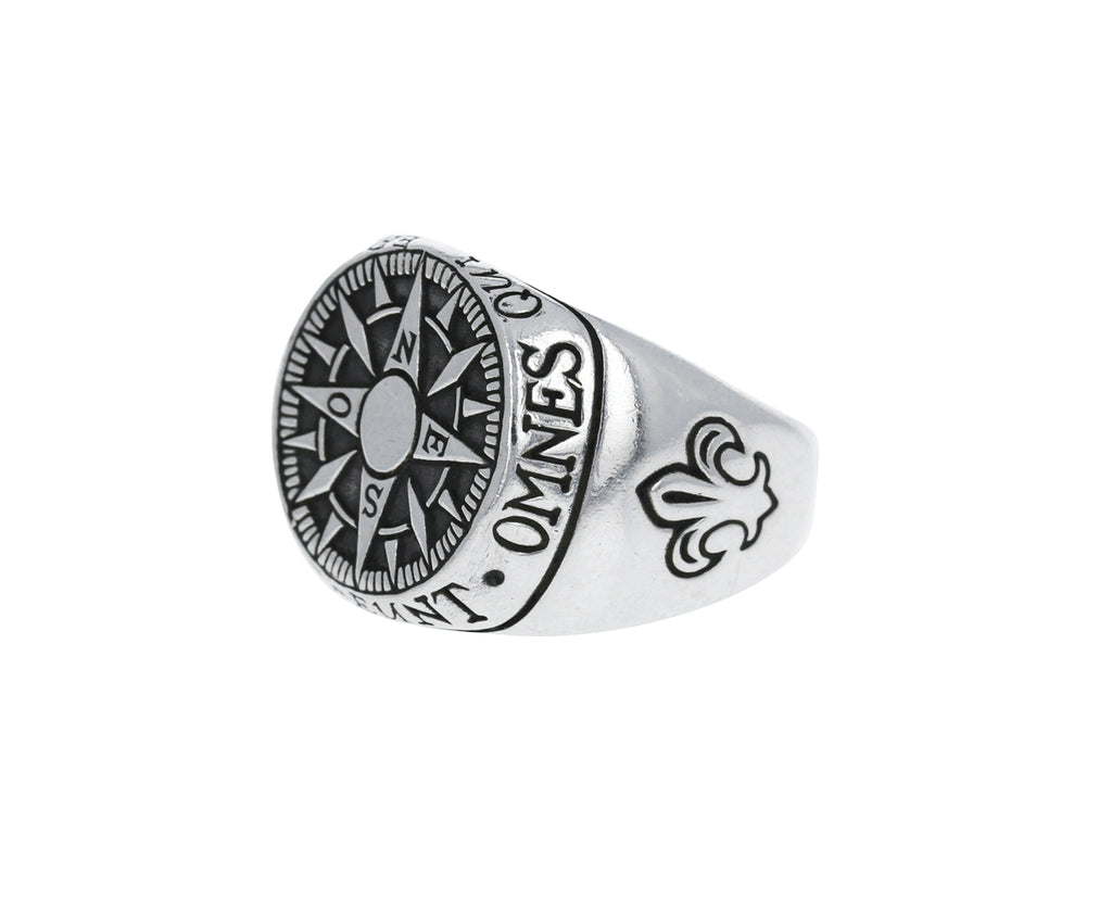 Compass Signet Ring
