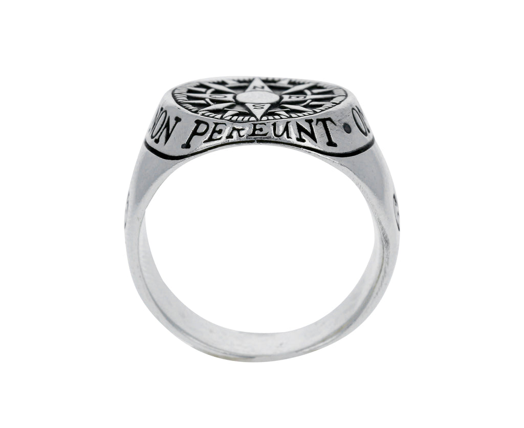 Compass Signet Ring