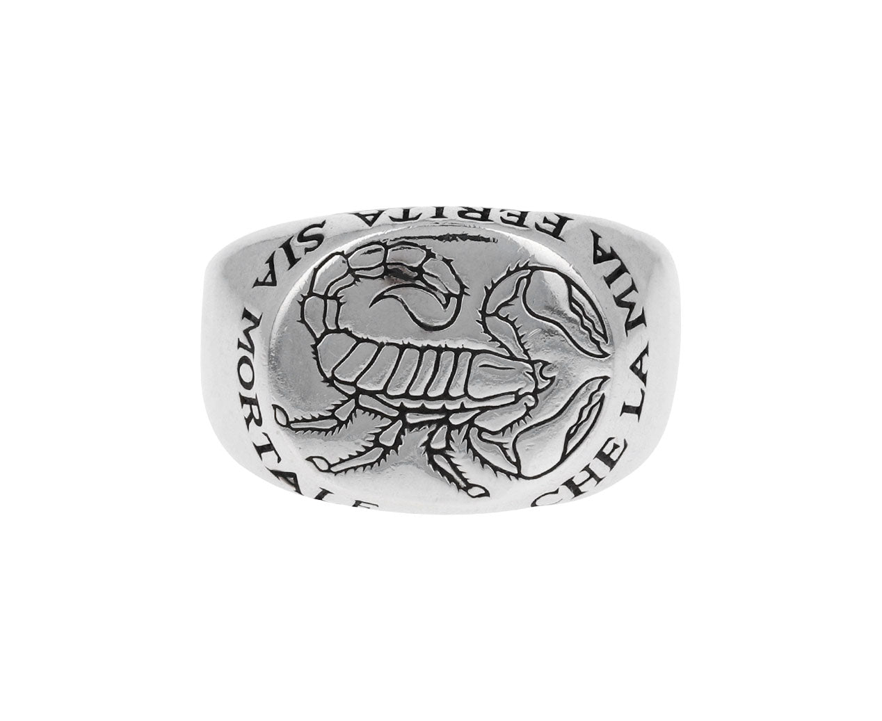 Scorpion signet ring discount