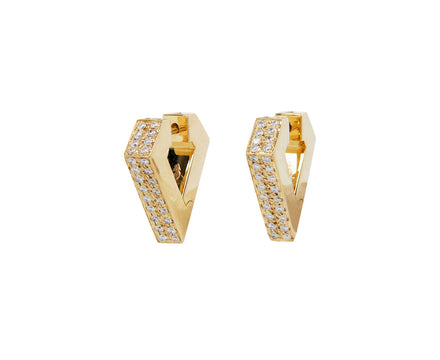 Dries Criel Medium Brut Diamanti Hoop EarringsDries Criel Medium Brut Diamanti Hoop Earrings