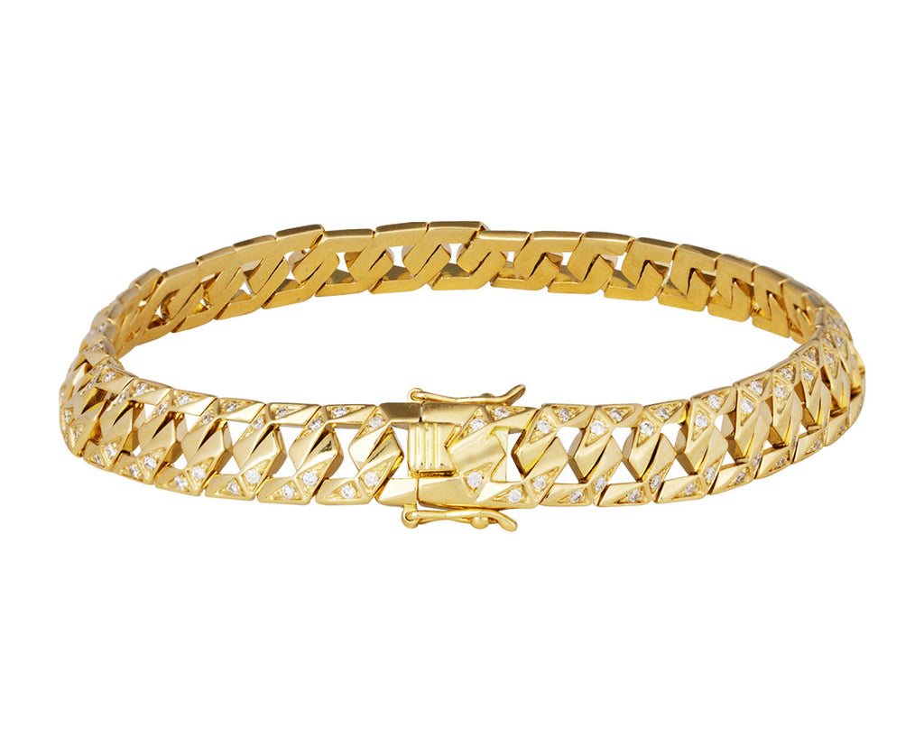 Diamond Bond Signature Chain Bracelet