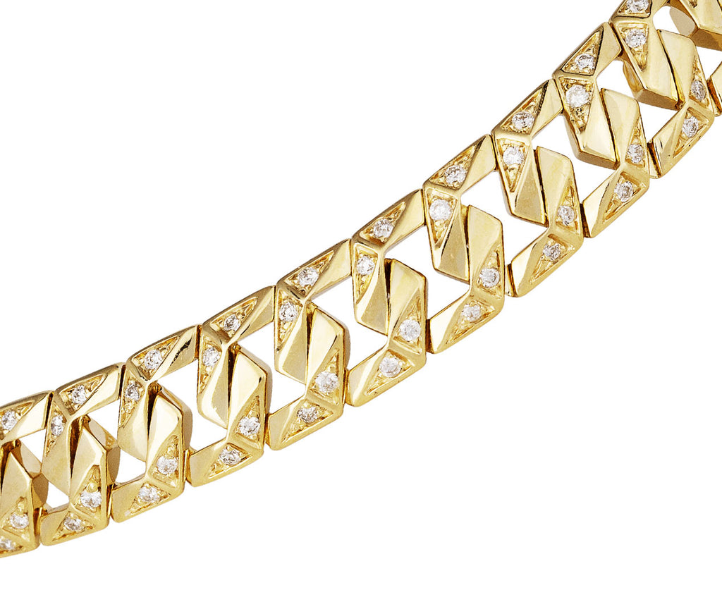 Diamond Bond Signature Chain Bracelet