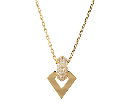 Dries Criel Diamond Bale Brute Pendant Necklace