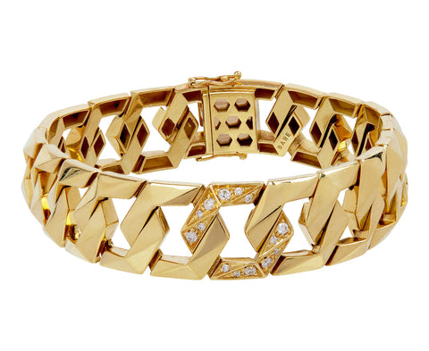 Dries Criel Medium Bond Bracelet with Diamonds