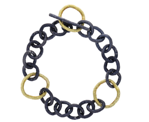 Spark and Soul Mixed Gold Chain Bracelet