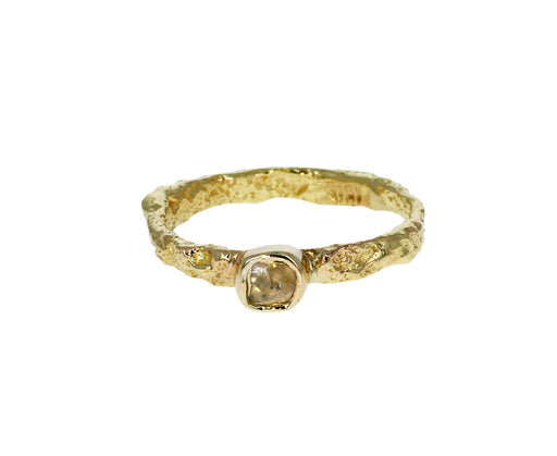 Gold and Diamond Letting Go Ring - TWISTonline 