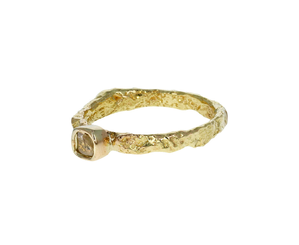 Gold and Diamond Letting Go Ring - TWISTonline 