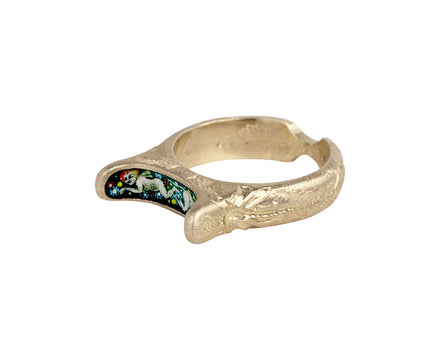 ELIRD Gold Portal Ring Side View