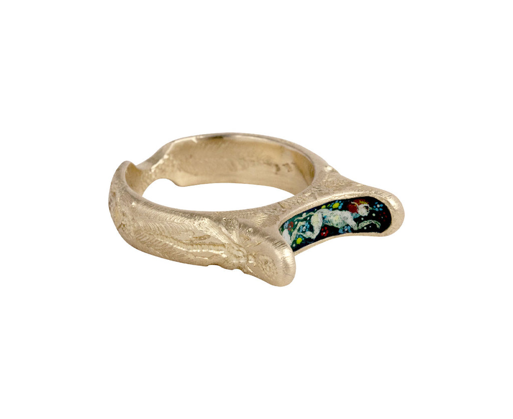 ELIRD Gold Portal Ring Other Side