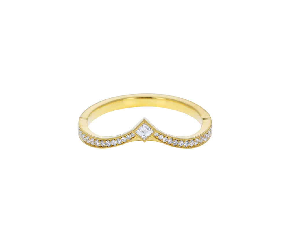 Gold Twyla Countour Diamond Band