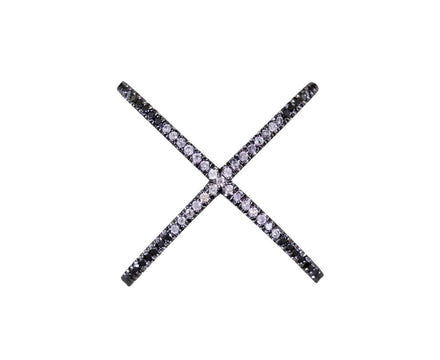 Ombre Diamond 'X' Ring - TWISTonline 