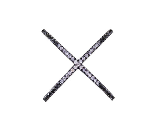 Ombre Diamond 'X' Ring - TWISTonline 