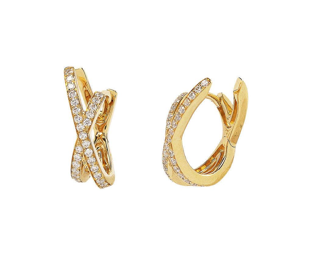 Diamond x earrings online