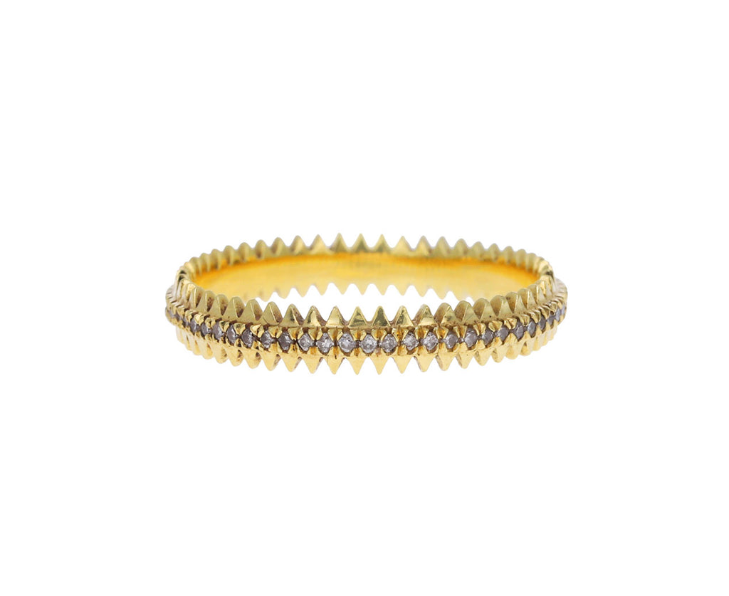 Champagne Diamond Zipper Band