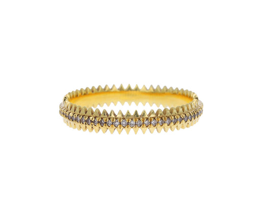 Champagne Diamond Zipper Band