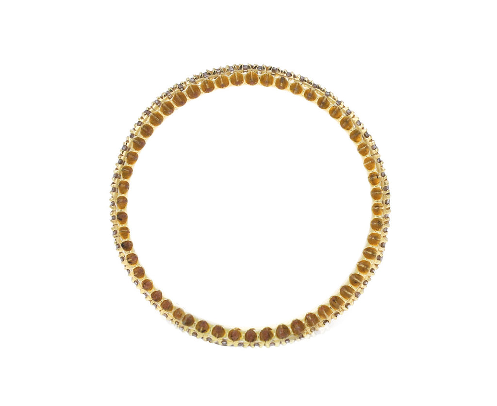 Champagne Diamond Zipper Band