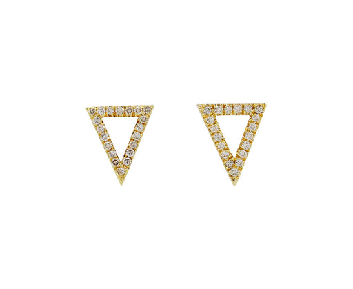 Diamond Apex Stud Earrings