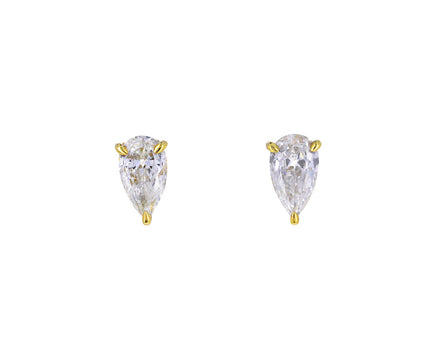 Pear Cut Diamond Earrings