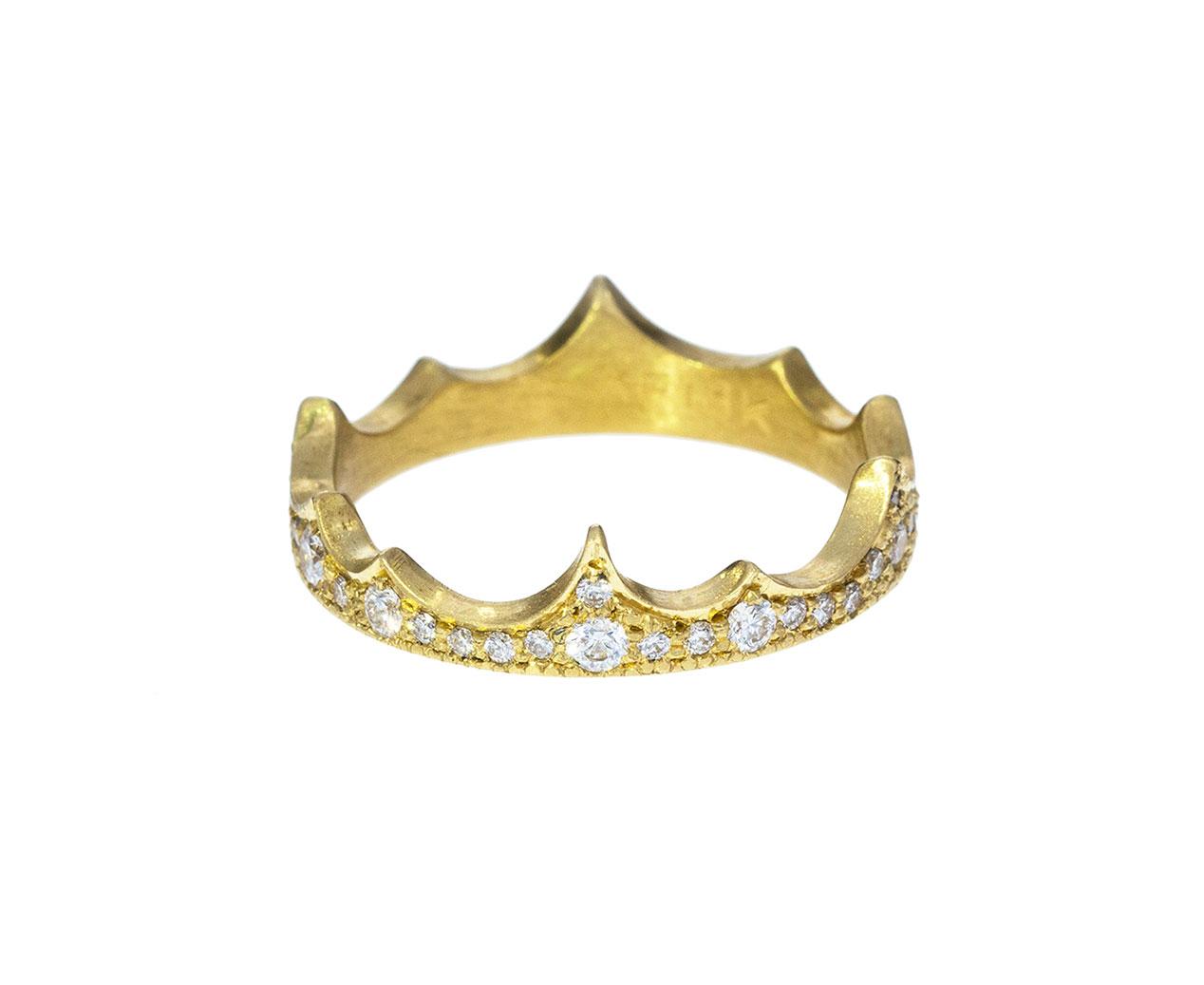 Summit Diamond Crown Ring