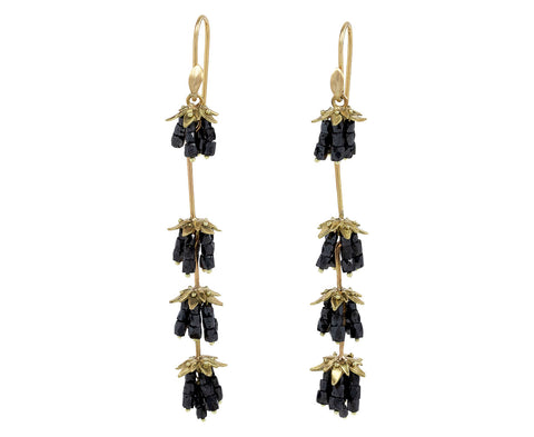 Annette Ferdinandsen Black Diamond Lavender Earrings