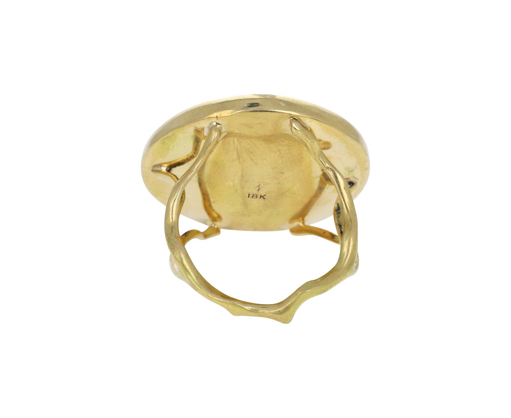 Tanzanite Opal Monet Waterlily Folklore Ring