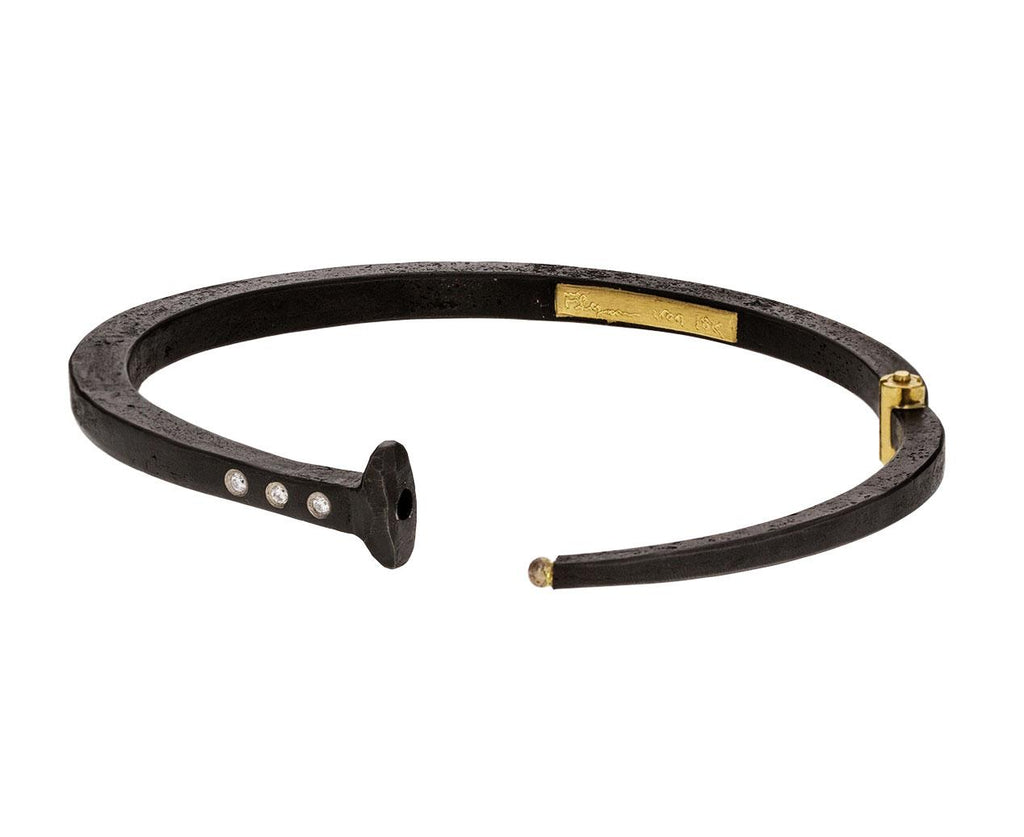 Three Diamond Iron Nail Bracelet - TWISTonline 