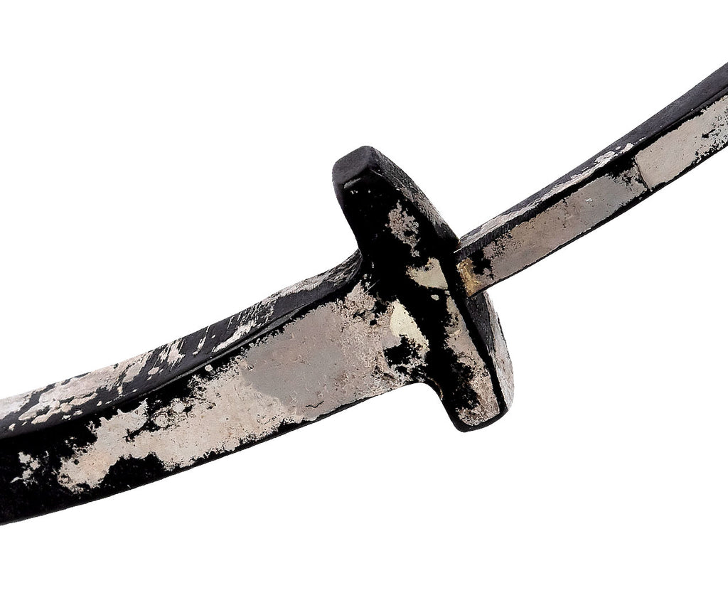 Pat Flynn White Gold Palladium Dust Iron Nail Bracelet Clasp Close Up